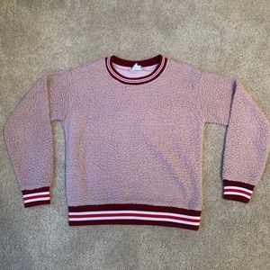 Pink rose casual sweater